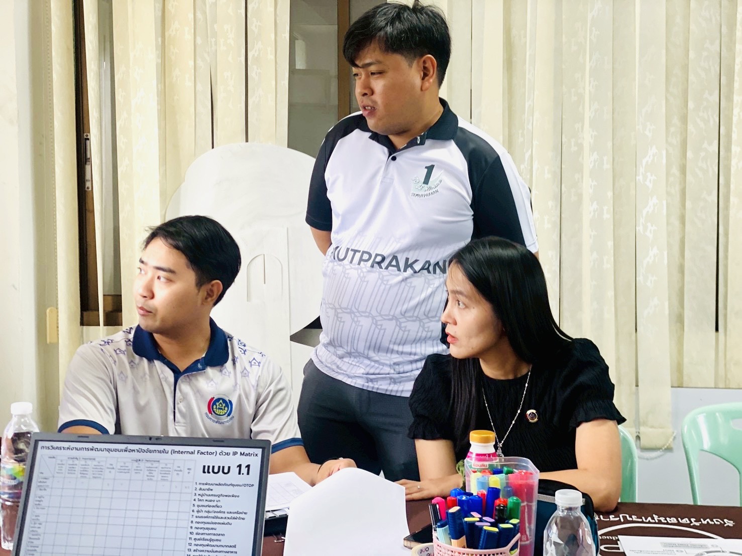 พช.พระสมุทรเจดีย์ ปฏิบัติการจัดทำแผนพัฒนาชุมชนเชิงพื้นที่แบบบูรณาการระดับอำเภอ
