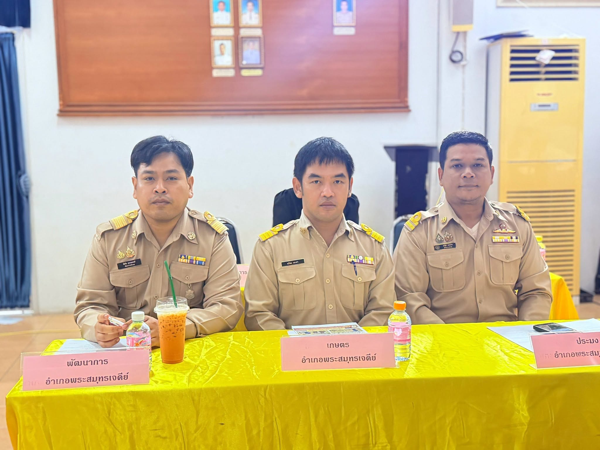 พช.พระสมุทรเจดีย์ ร่วมประชุมหัวหน้าส่วนราชการฯ อำเภอพระสมุทรเจดีย์ ประจำเดือน ตุลาคม 2569